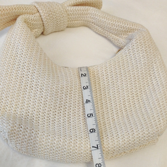 Urban Expressions Cream Knit Hobo Bag - Picture 7 of 8